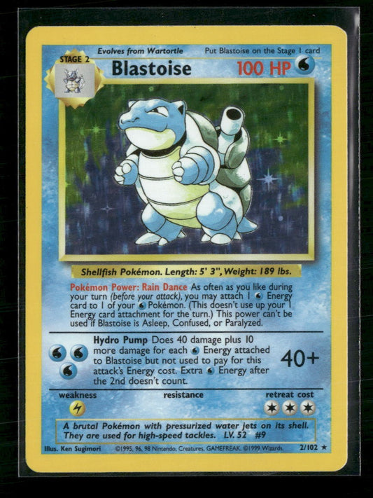 Base Set Blastoise #002/102