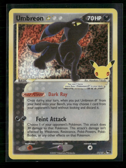Celebrations: Classic Collection Umbreon Star #17/17