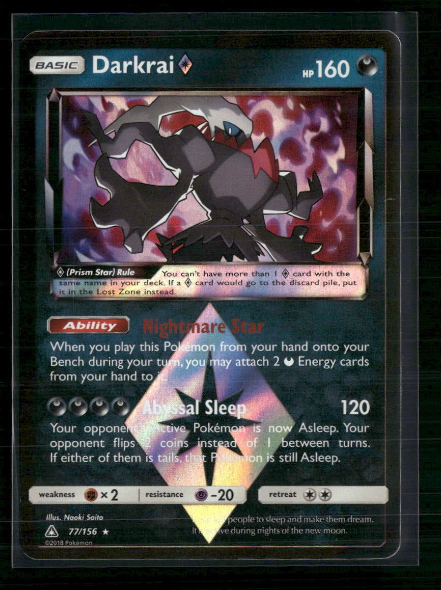 SM - Ultra Prism Darkrai Prism Star #77/156
