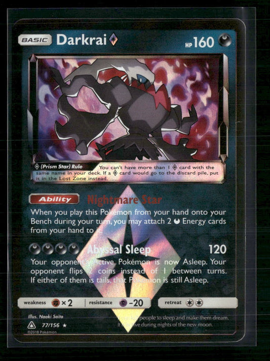 SM - Ultra Prism Darkrai Prism Star #77/156