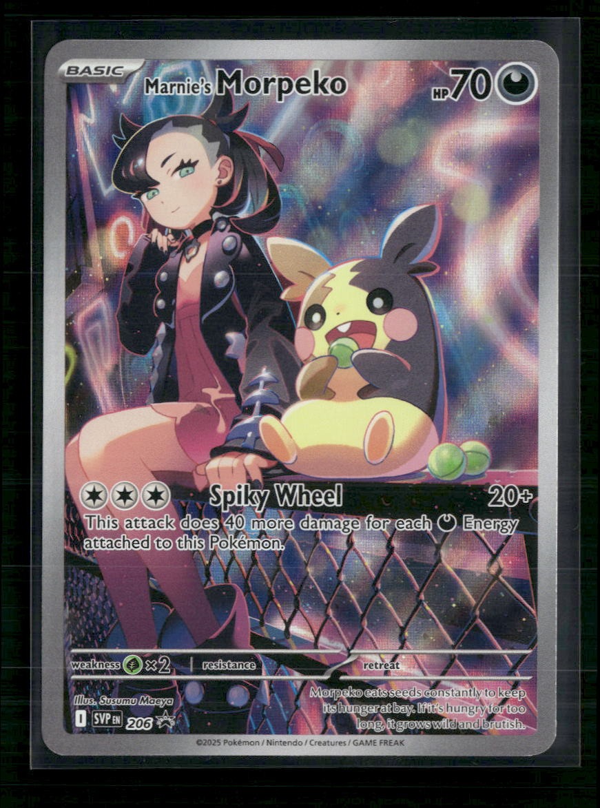 SV: Scarlet & Violet Promo Cards Marnie’s Morpeko #206