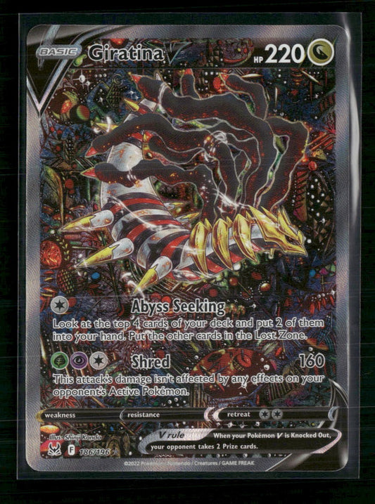 SWSH11: Lost Origin Giratina V (Alternate Full Art) #186/196