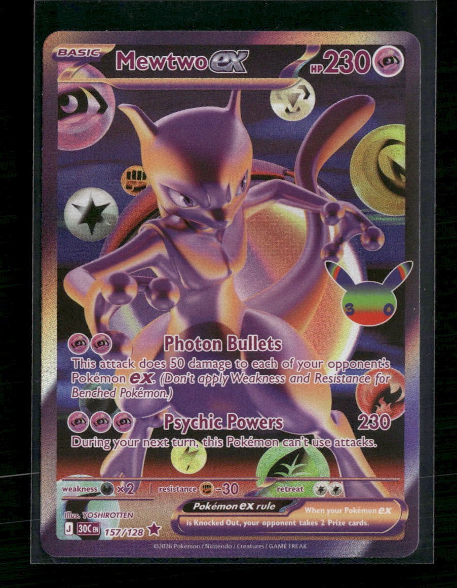 ME: 30th Celebration Mewtwo ex #157/128