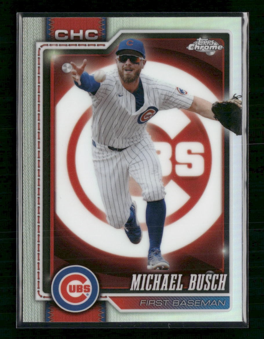 2026 Topps Chrome Lightboard Logo Refractor Michael Busch #26