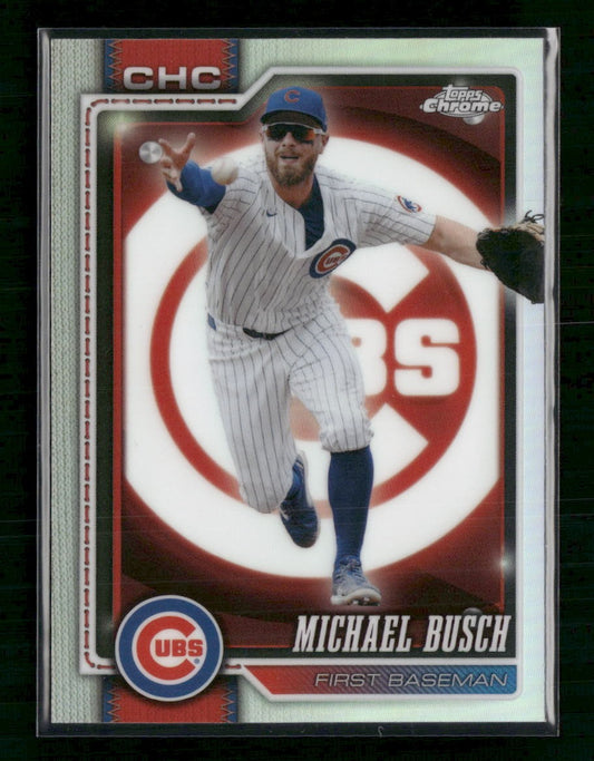 2026 Topps Chrome Lightboard Logo Refractor Michael Busch #26