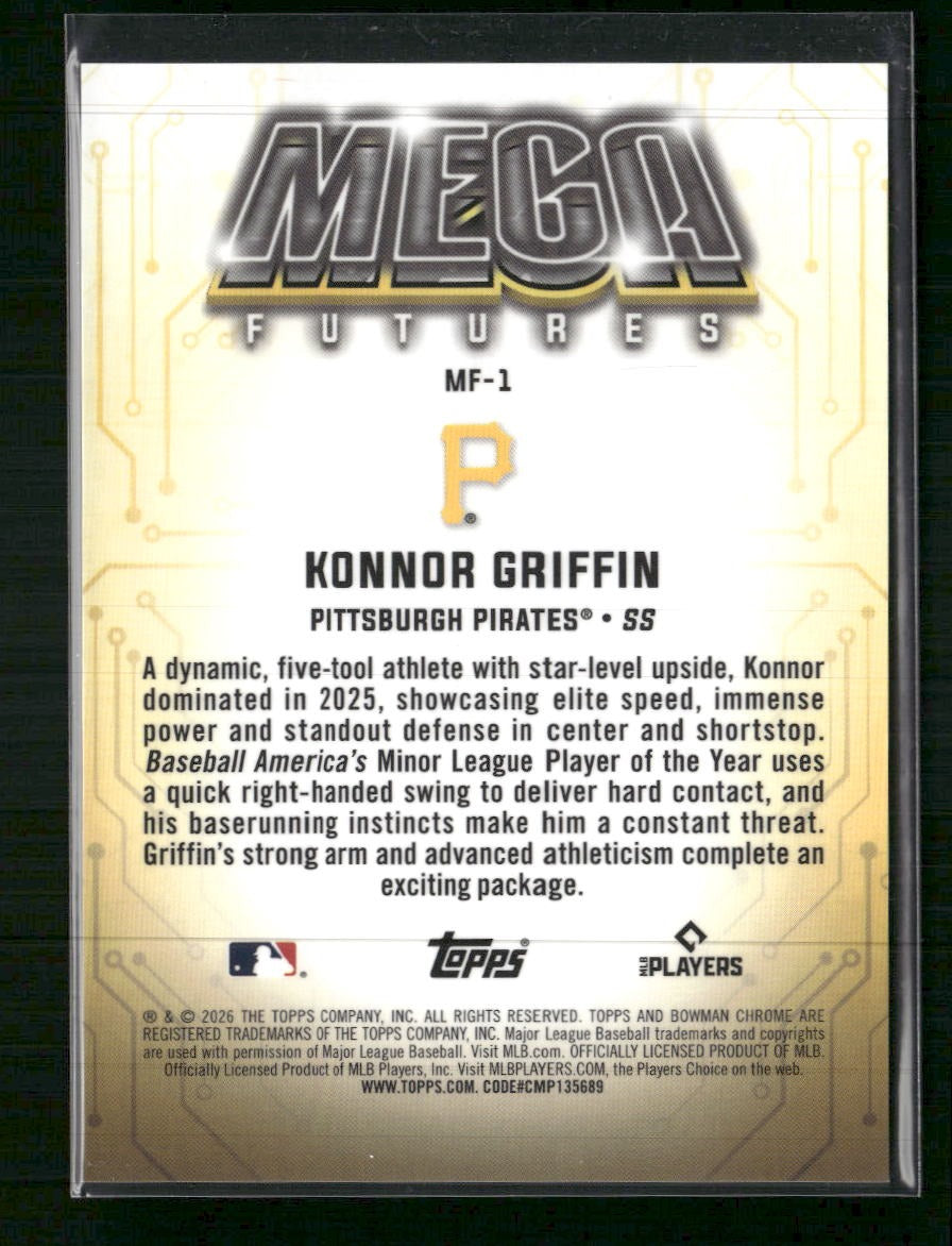 2026 Bowman Mega Futures Konnor Griffin #MF-1