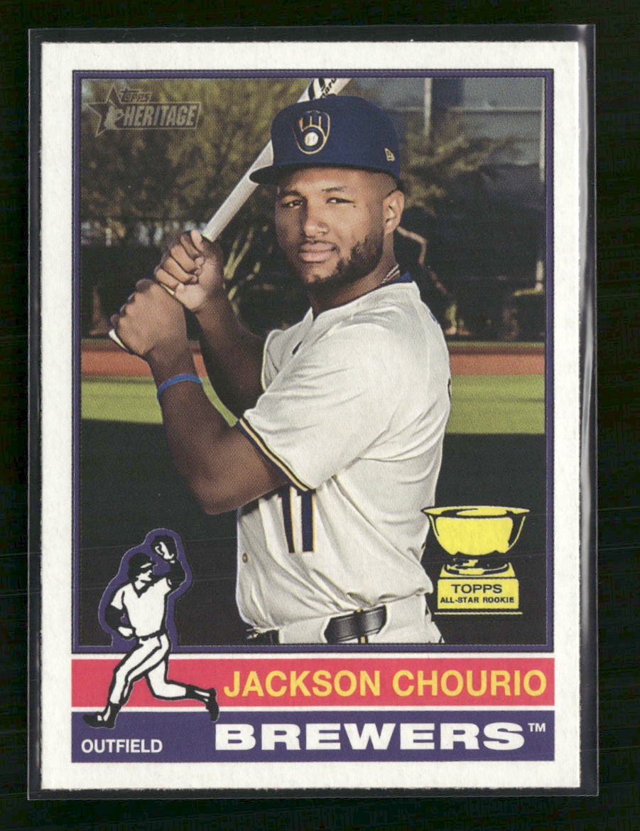 2025 Topps Heritage Jackson Chourio #106c