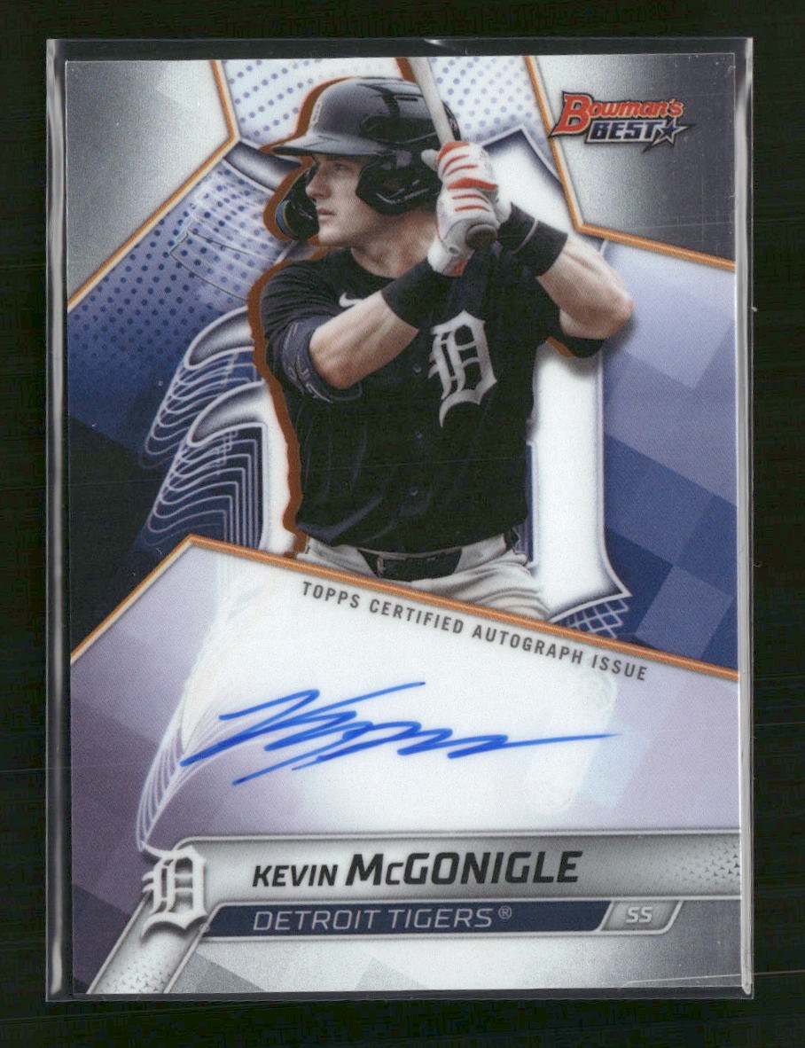 2025 Bowman's Best Best of 2025 Autographs Refractor Kevin McGonigle AU #B25-KM