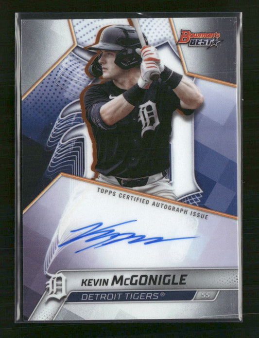 2025 Bowman's Best Best of 2025 Autographs Refractor Kevin McGonigle AU #B25-KM