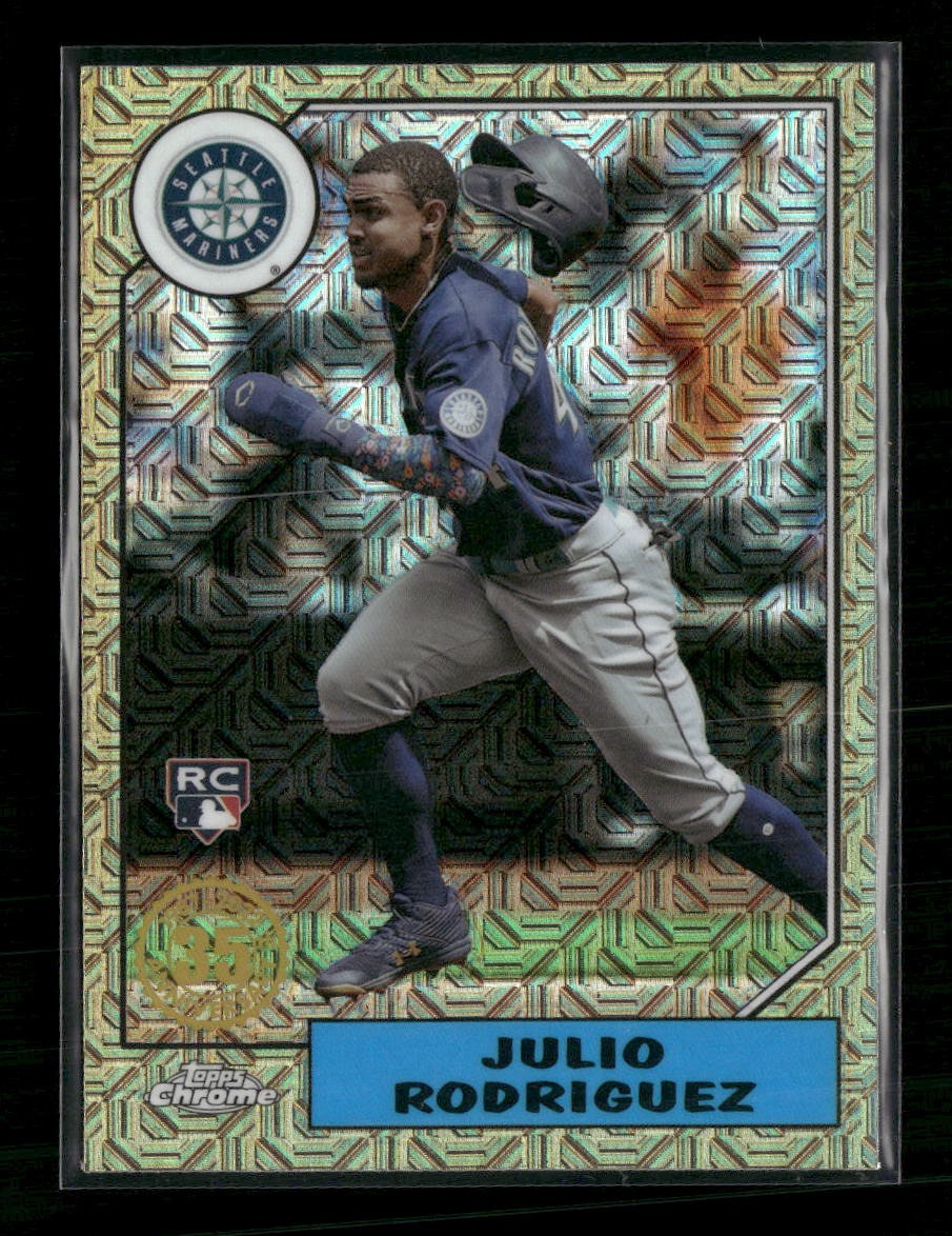 2022 Topps Update 35th Anniversary Chrome Julio Rodriguez #T87C-30