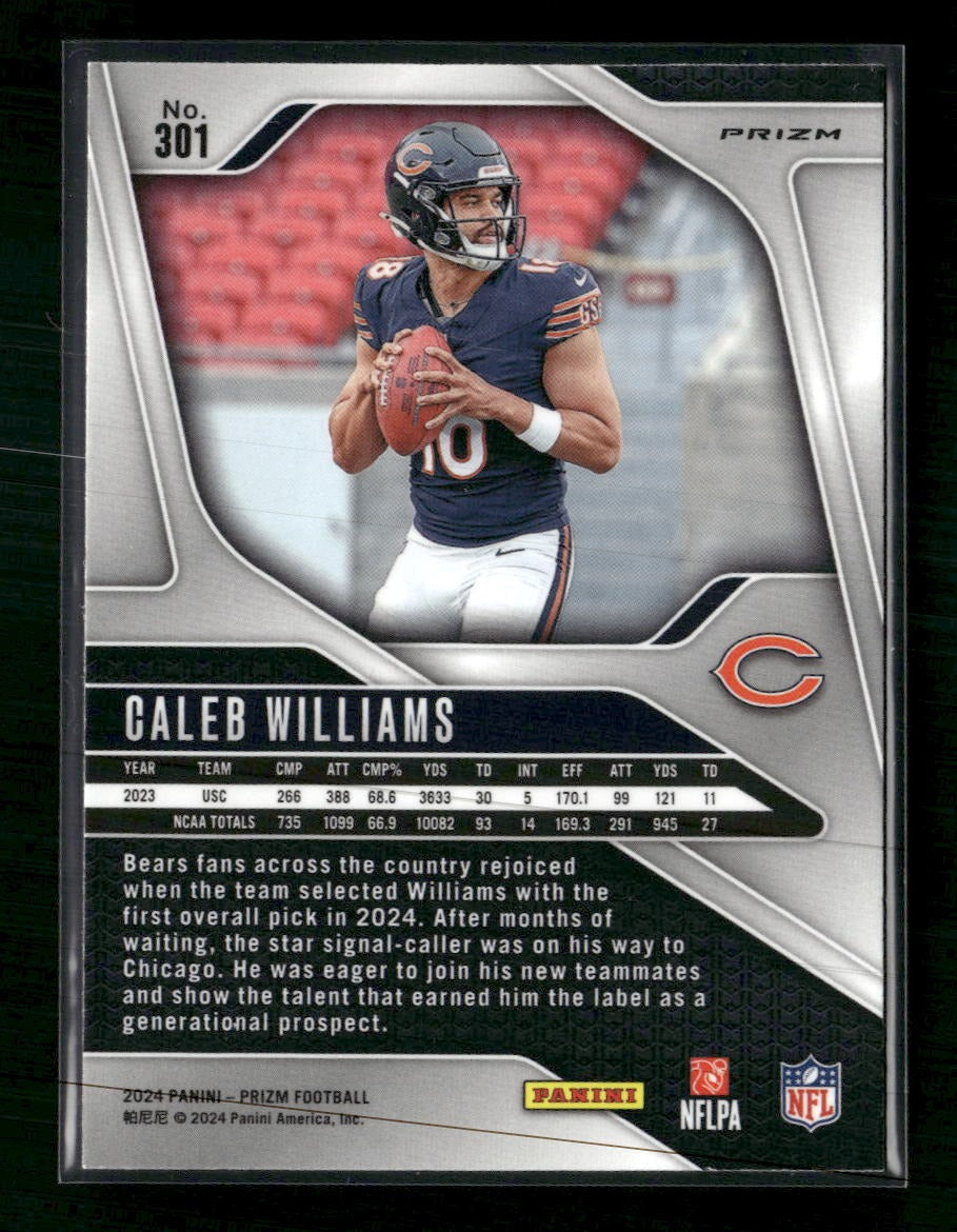 2024 Panini Prizm Disco Caleb Williams RC #301