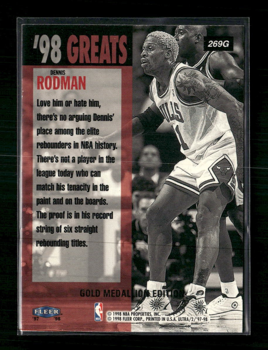 1997-98 Ultra Gold Medallion Dennis Rodman #269G