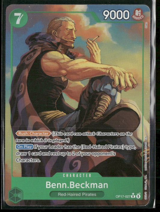 The World's Strongest Warriors Benn.Beckman (Alternate Art) #OP17-027