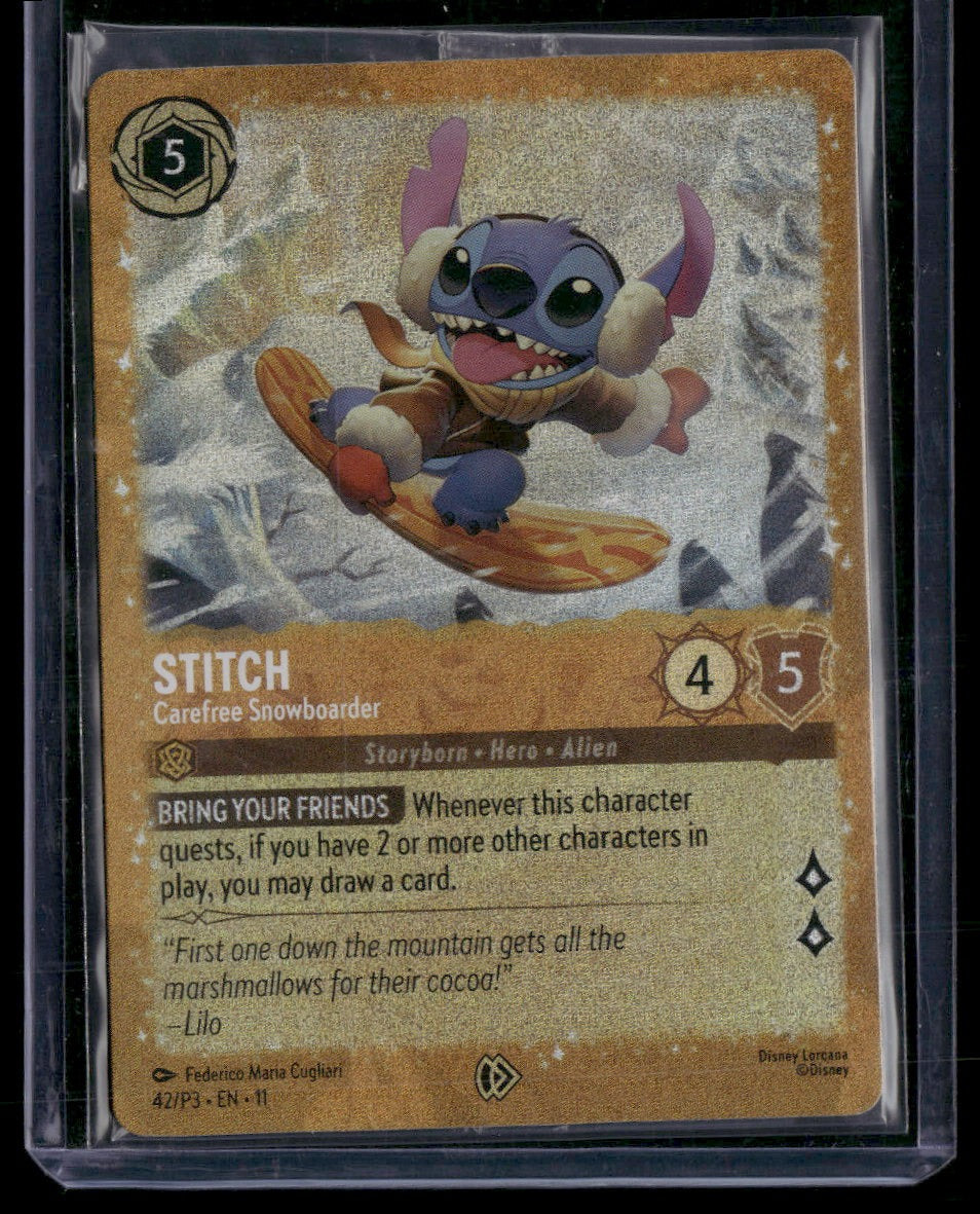 Disney Lorcana Promo Cards Stitch #42