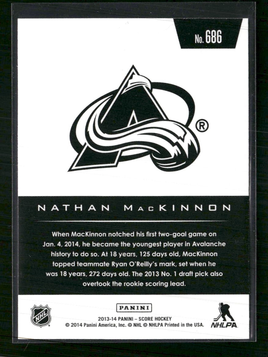 2013-14 Panini Rookie Anthology 2013-14 Score Update: Gold Nathan MacKinnon #686