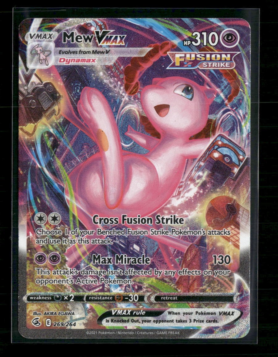 SWSH08: Fusion Strike Mew VMAX (Alternate Art Secret) #269/264