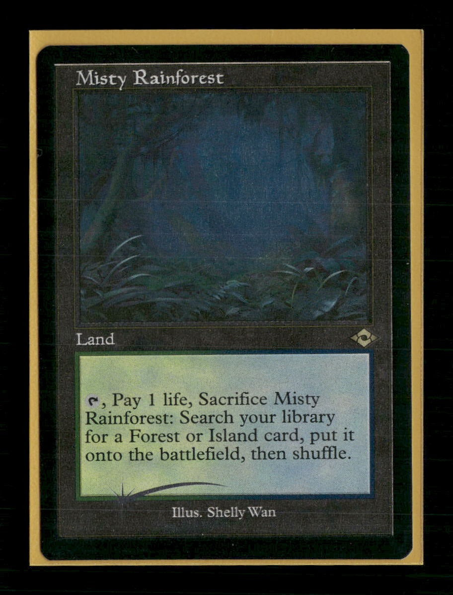Modern Horizons 2 Misty Rainforest (Retro Frame) Foil Etched #438