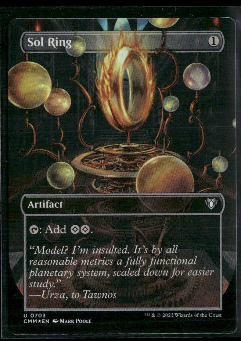 Commander Masters Sol Ring (Borderless) Foil #703