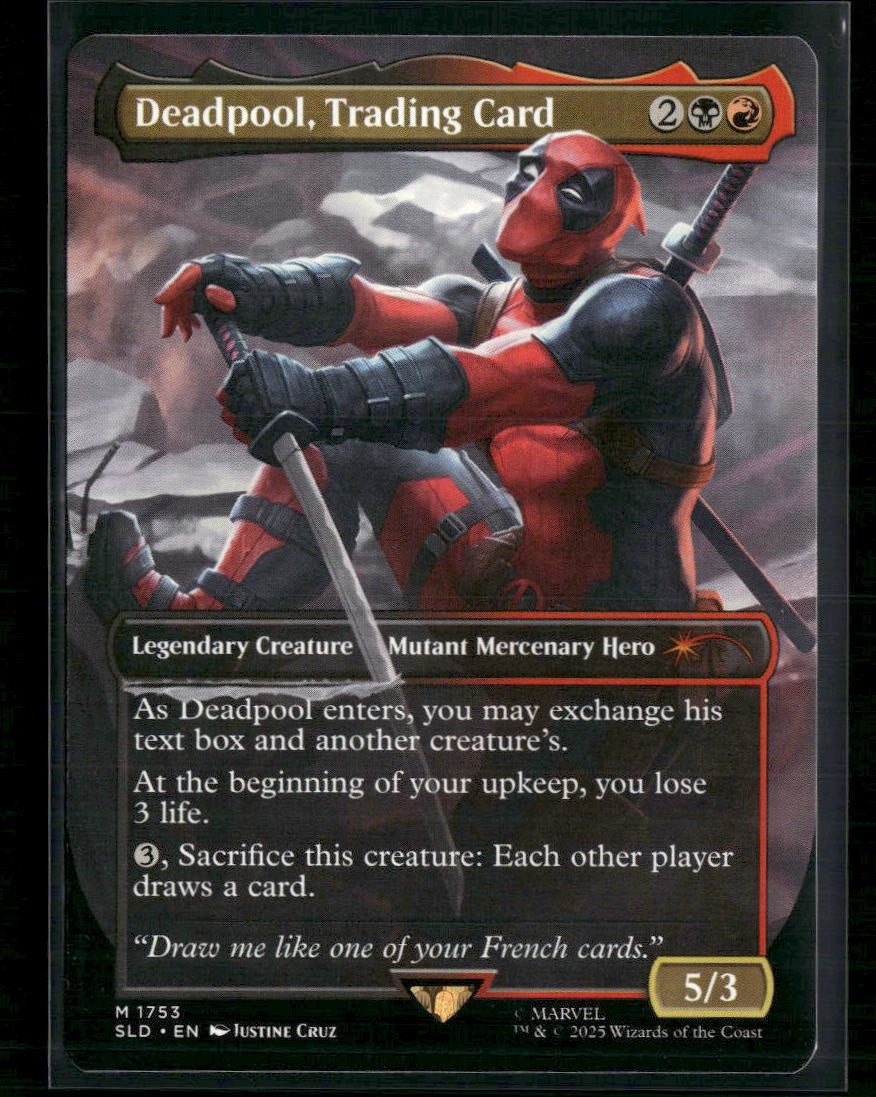 Secret Lair Drop Series Deadpool, Trading Card (1753) #1753