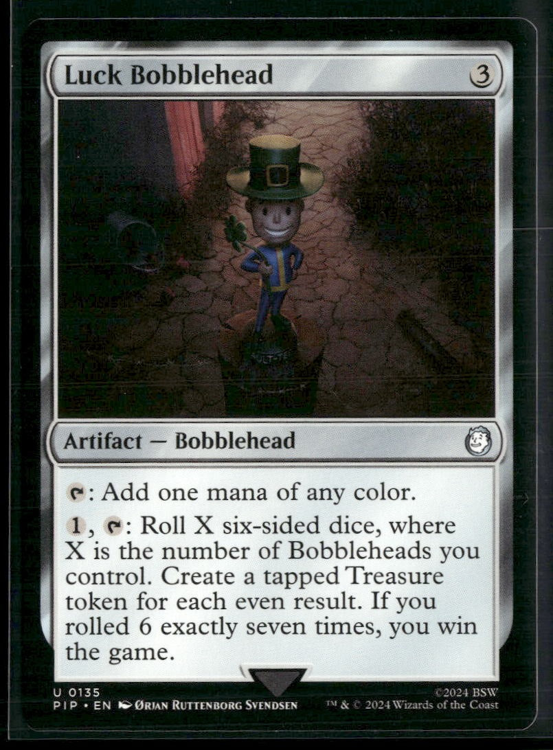 Universes Beyond: Fallout Luck Bobblehead #135