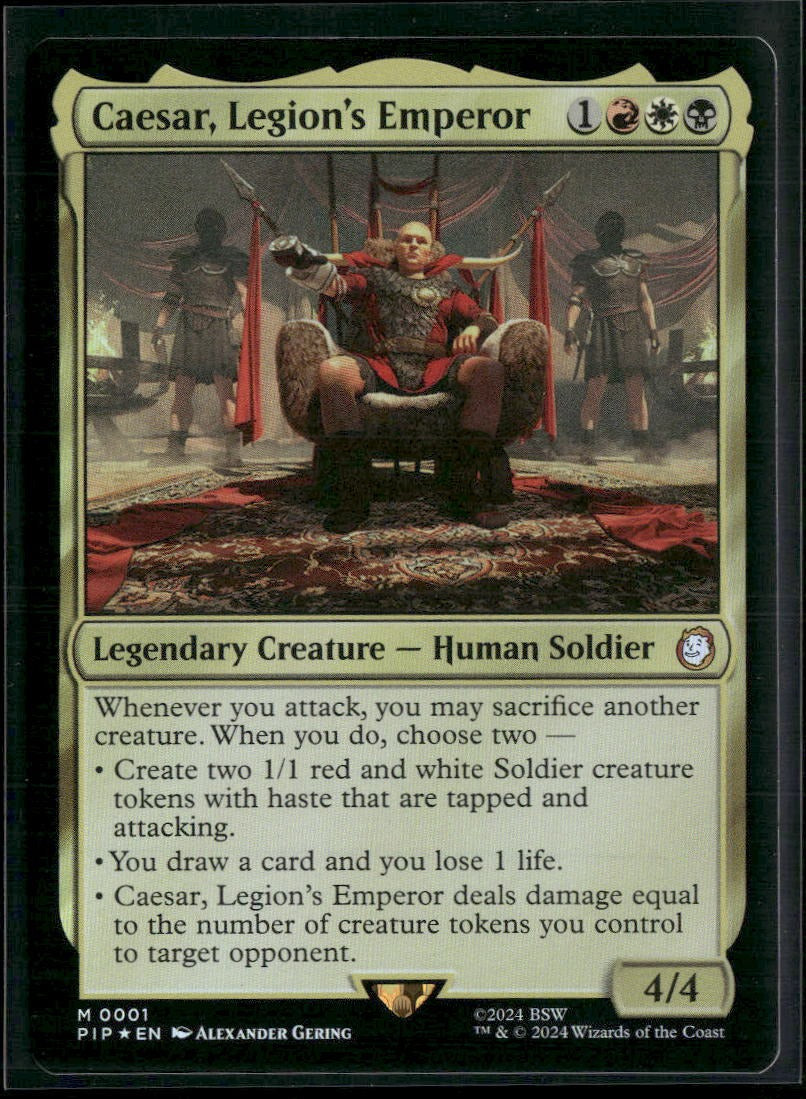 Universes Beyond: Fallout Caesar, Legion's Emperor Foil #1