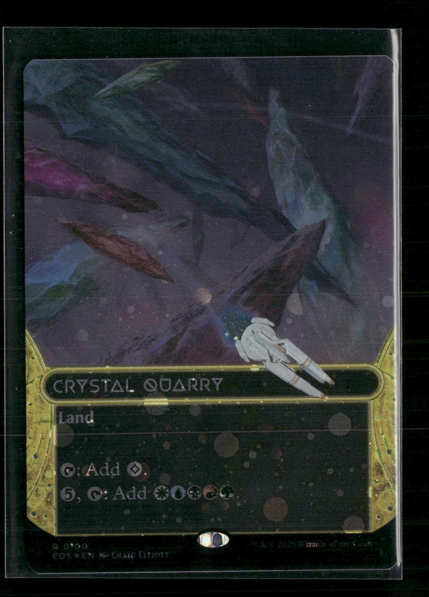 Edge of Eternities: Stellar Sights Crystal Quarry (Borderless)(Galaxy Foil) #100