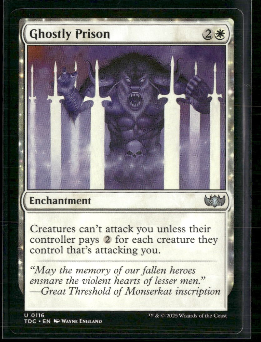 Commander: Tarkir: Dragonstorm Ghostly Prison #116