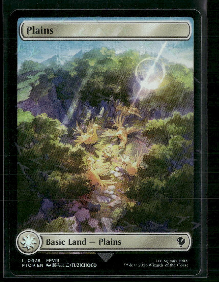 Commander: FINAL FANTASY Plains (Chocobo Track Foil) #478