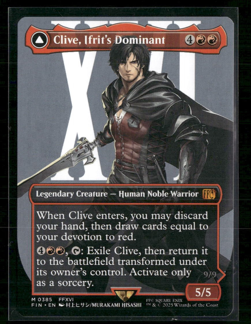 FINAL FANTASY Clive, Ifrit's Dominant (0385) (Borderless) #385