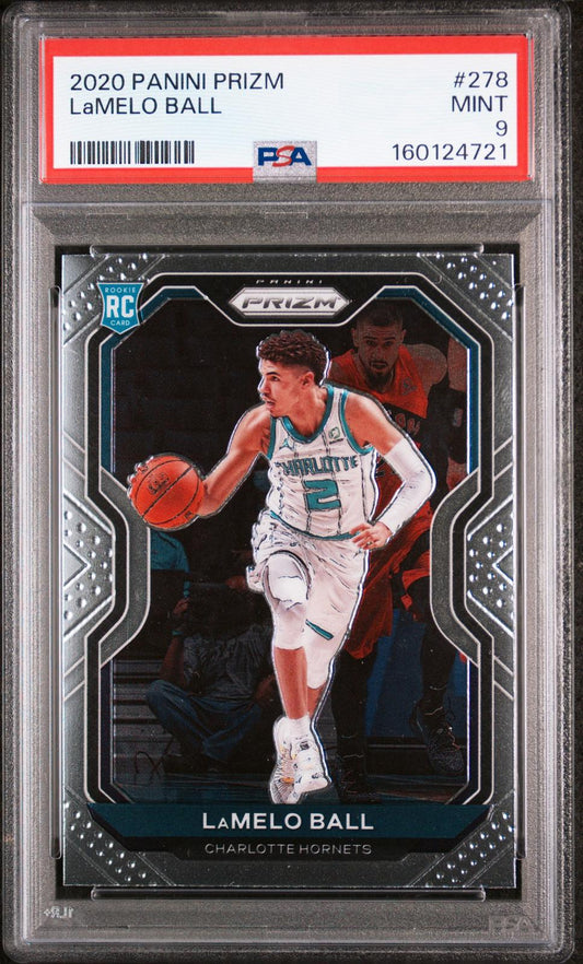 2020 Panini Prizm Lamelo Ball 9 PSA #278