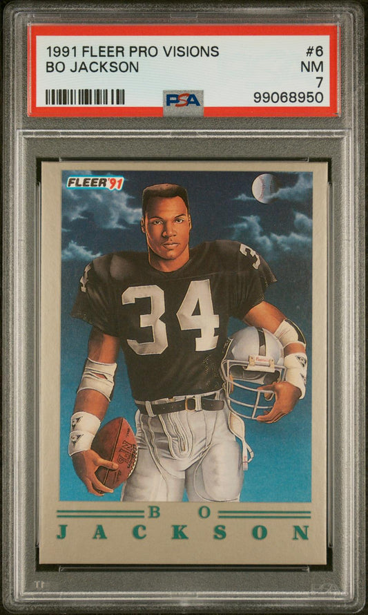 1991 Fleer Pro-Visions Bo Jackson 7 PSA #6