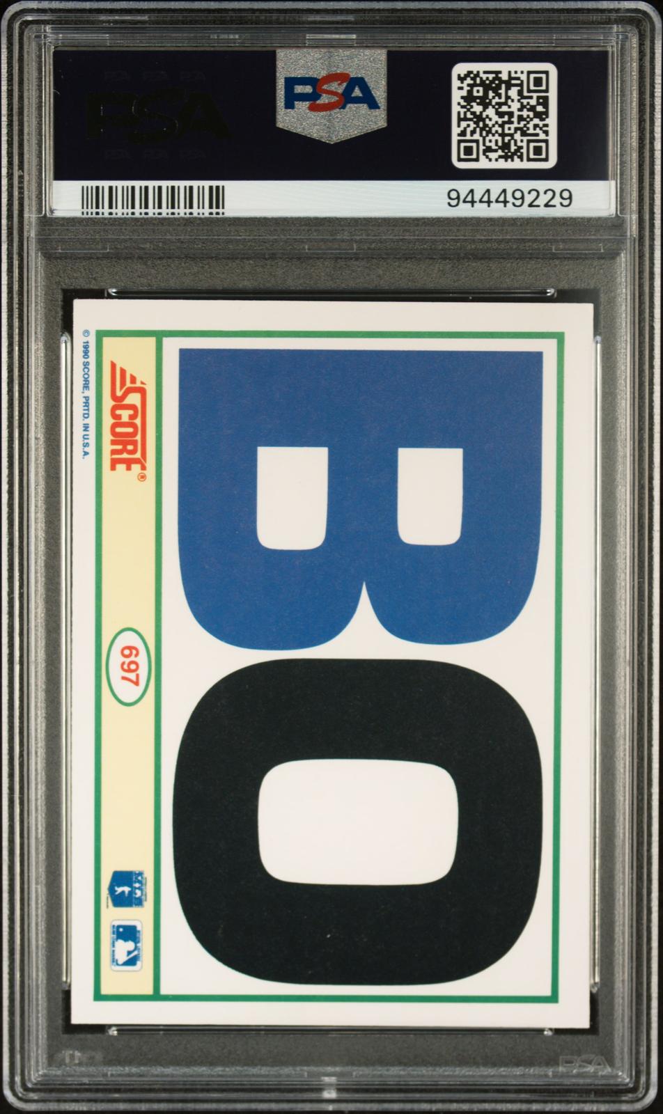 1990 Score Bo Jackson 8 PSA #697