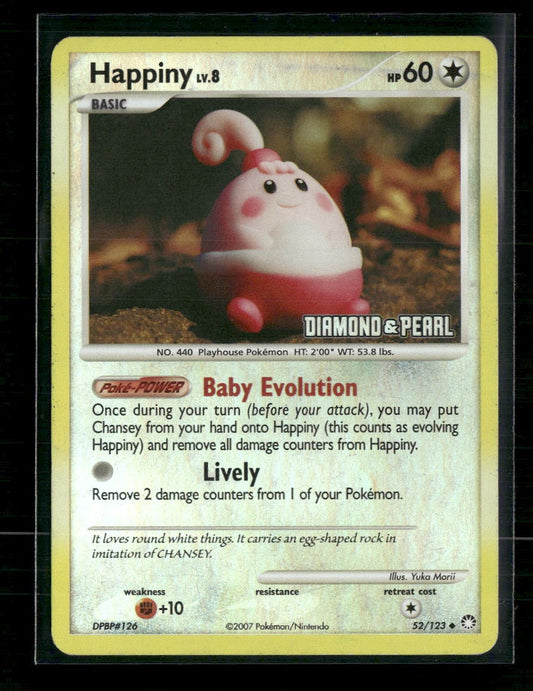 Burger King Promos Happiny #052/123 Damaged
