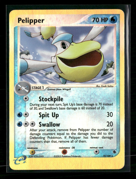 EX Ruby and Sapphire Pelipper Reverse Holo #19/109