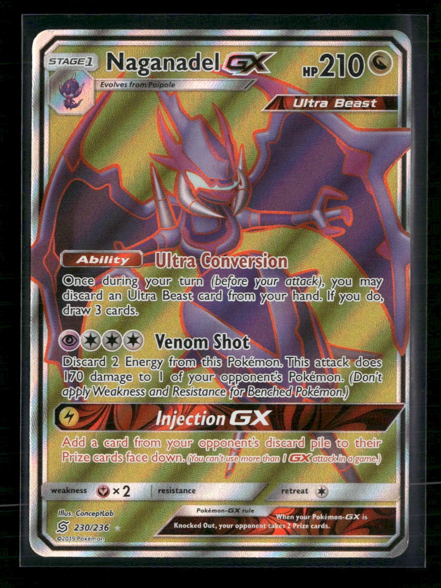 SM - Unified Minds Naganadel GX (Full Art) #230/236