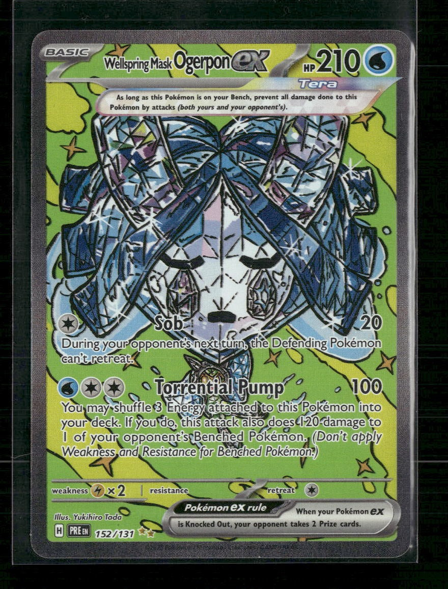 SV: Prismatic Evolutions Wellspring Mask Ogerpon ex #152/131