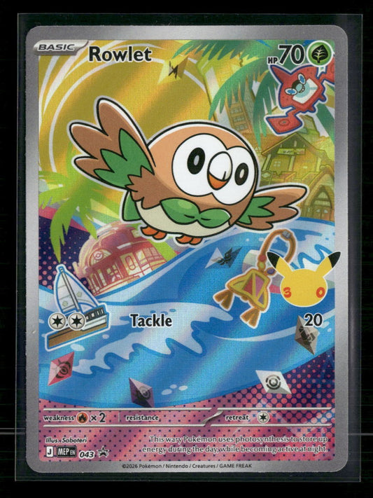 ME: Mega Evolution Promo Rowlet #043