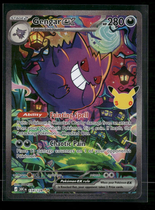 ME: 30th Celebration Gengar ex #154/128