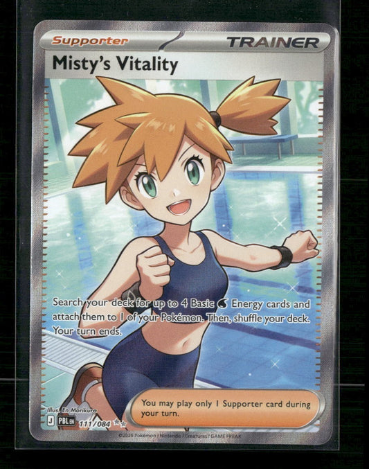 ME05: Pitch Black Misty's Vitality #111/084