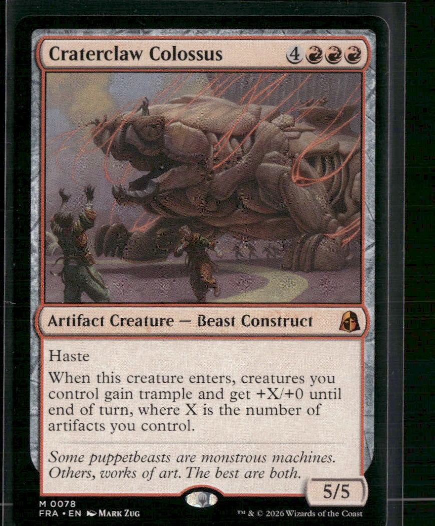 Reality Fracture Craterclaw Colossus #78