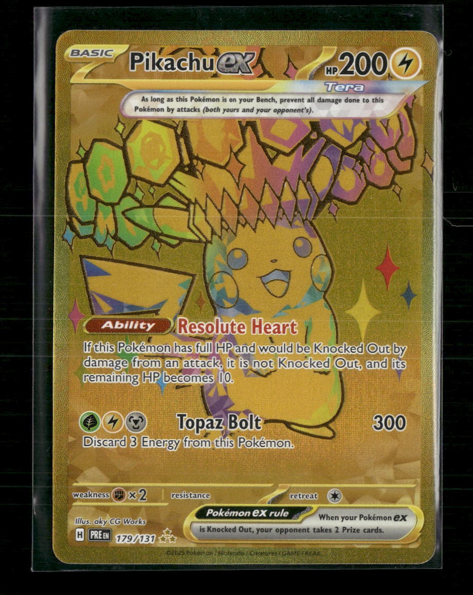 SV: Prismatic Evolutions Pikachu ex #179/131