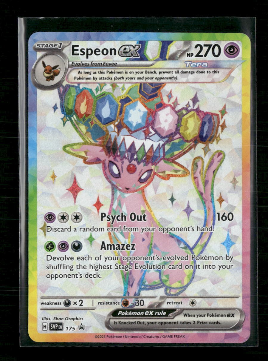 SV: Scarlet & Violet Promo Cards Espeon ex #175