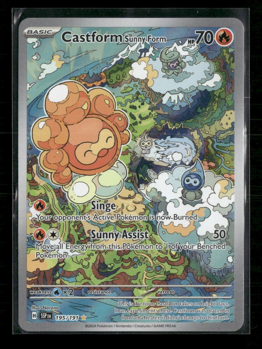 SV08: Surging Sparks Castform Sunny Form #195/191