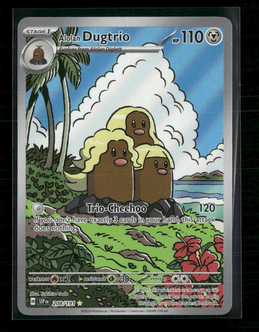 SV08: Surging Sparks Alolan Dugtrio #208/191