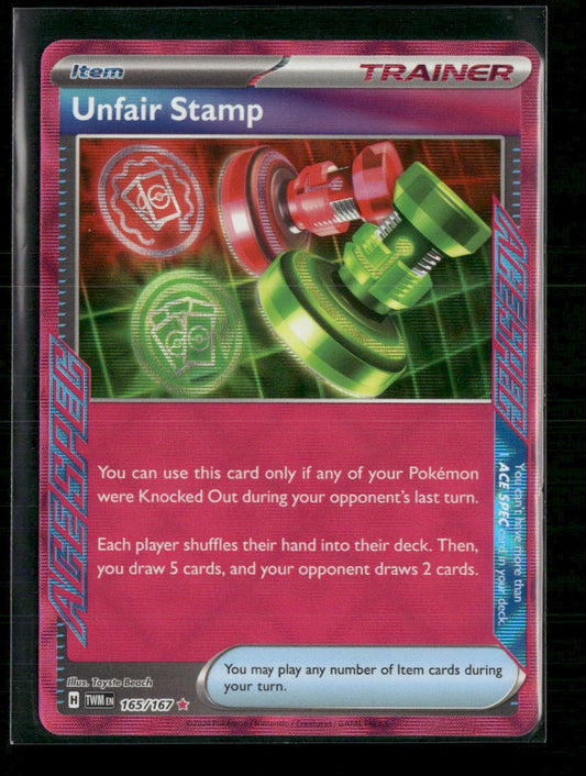 SV06: Twilight Masquerade Unfair Stamp #165/167