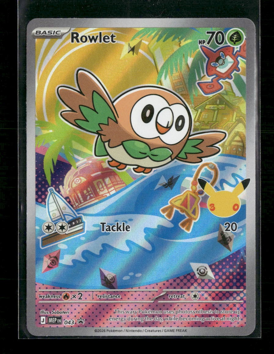ME: Mega Evolution Promo Rowlet #043