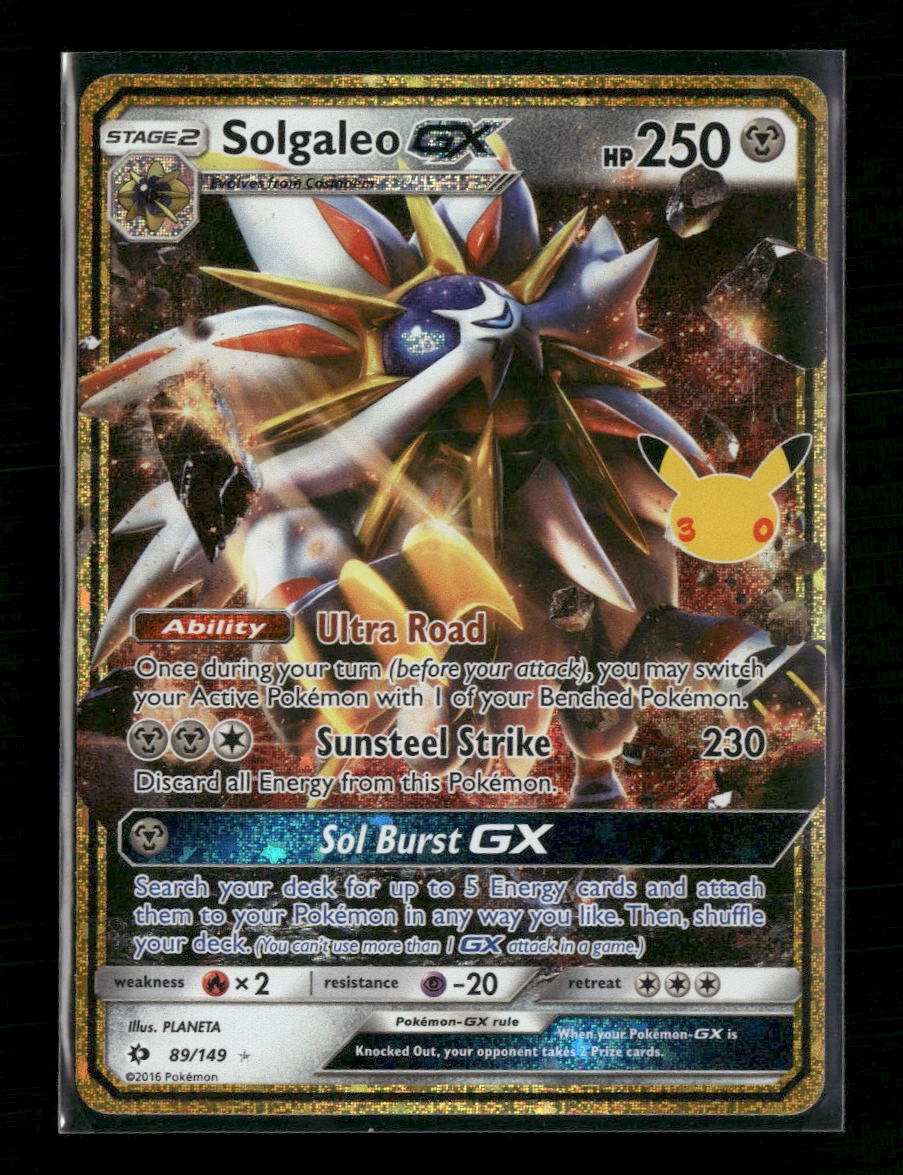 ME: 30th Celebration Classic Collection Solgaleo GX #89/149