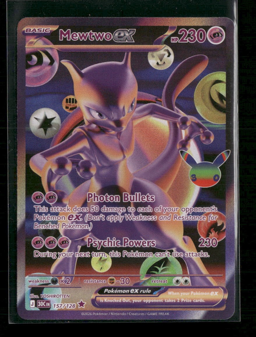 ME: 30th Celebration Mewtwo ex #157/128
