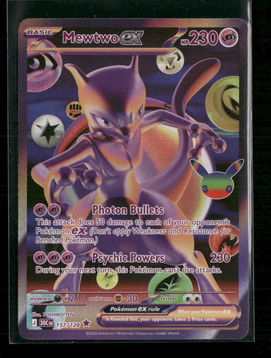 ME: 30th Celebration Mewtwo ex #157/128