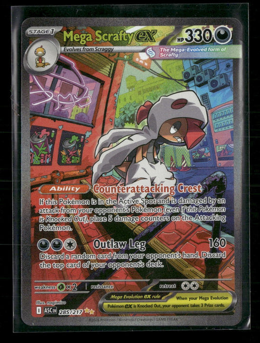 ME: Ascended Heroes Mega Scrafty ex #285/217